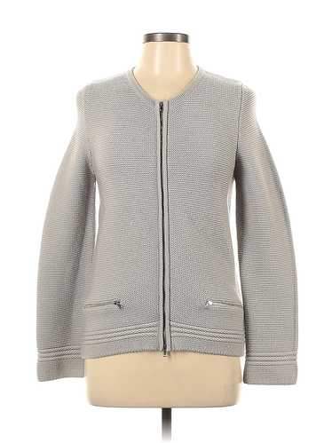 Amina Rubinacci Women Gray Wool Cardigan 44 italia