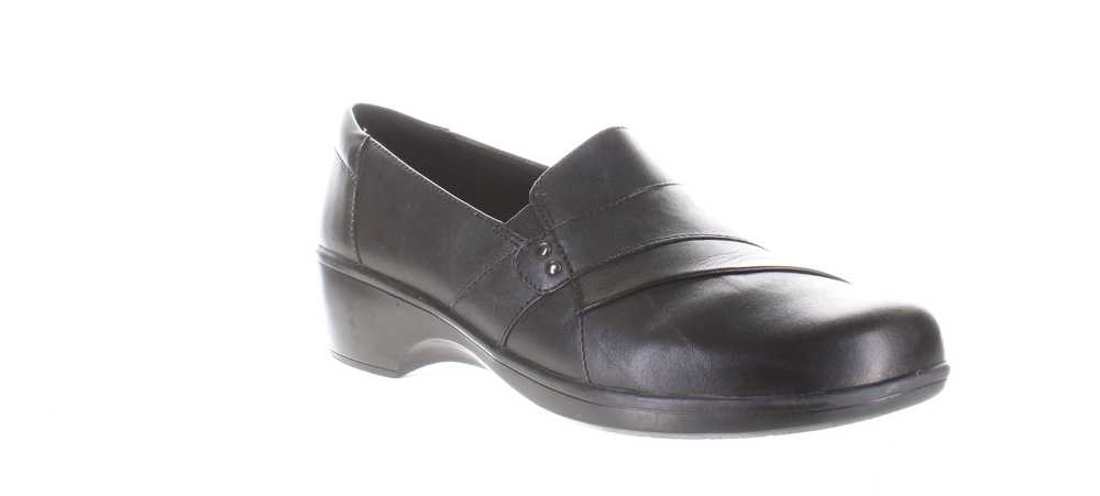 Clarks Womens Channing Ann Black Heeled Clogs Siz… - image 2