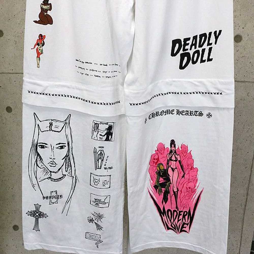 Chrome Hearts Chrome Hearts Deadly Doll Sweat Pan… - image 3