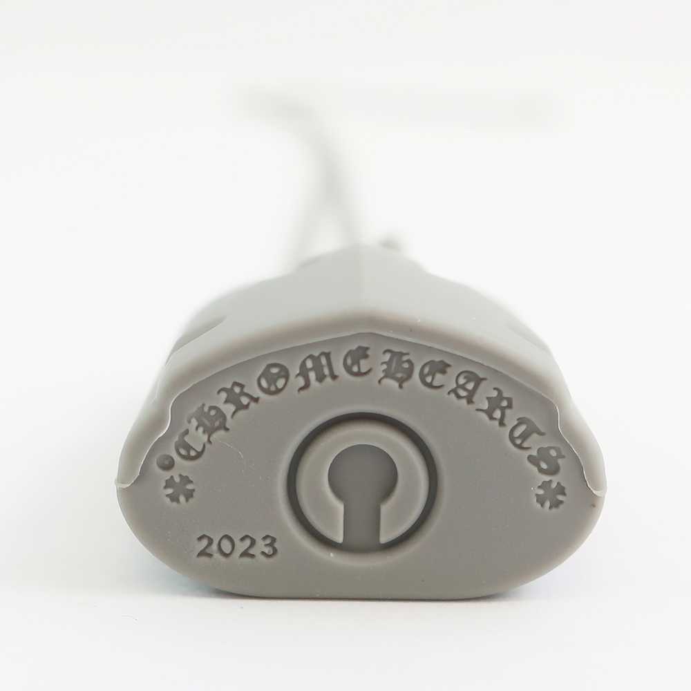 Tenpaku Chrome Hearts Rubber Necklace Gray Silico… - image 3