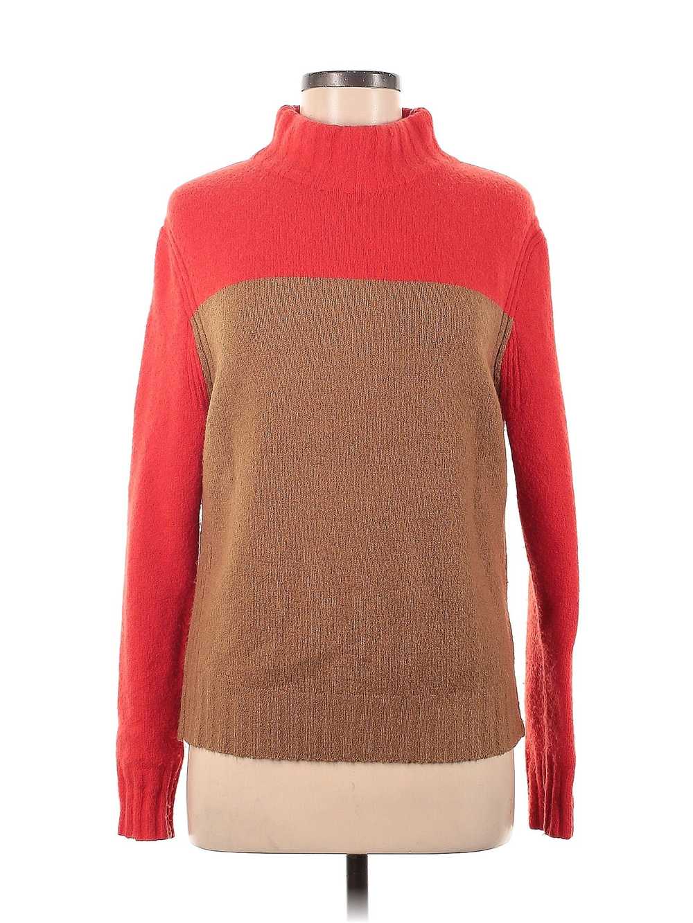 J.Crew Women Red Turtleneck Sweater M - image 1