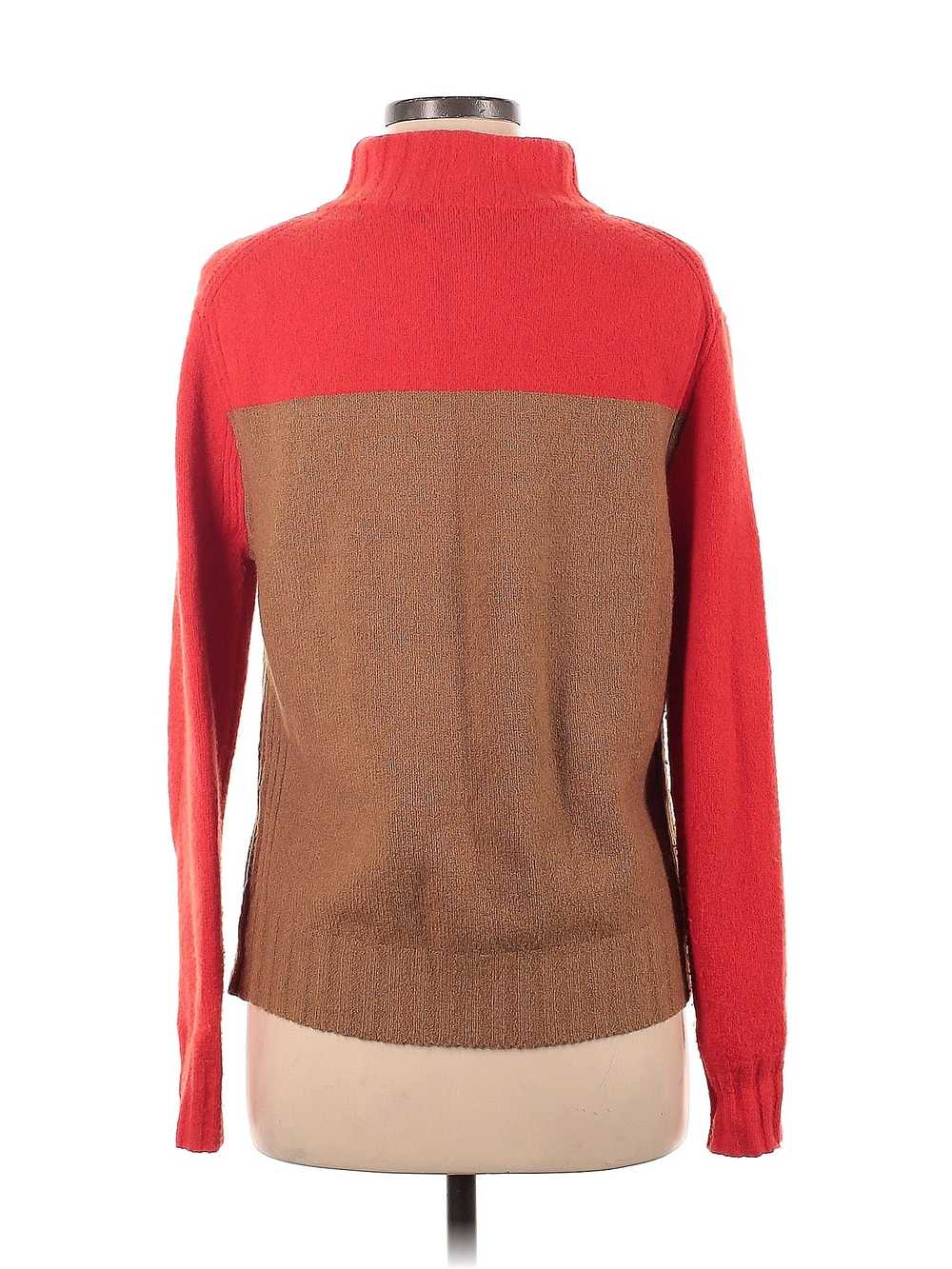 J.Crew Women Red Turtleneck Sweater M - image 2