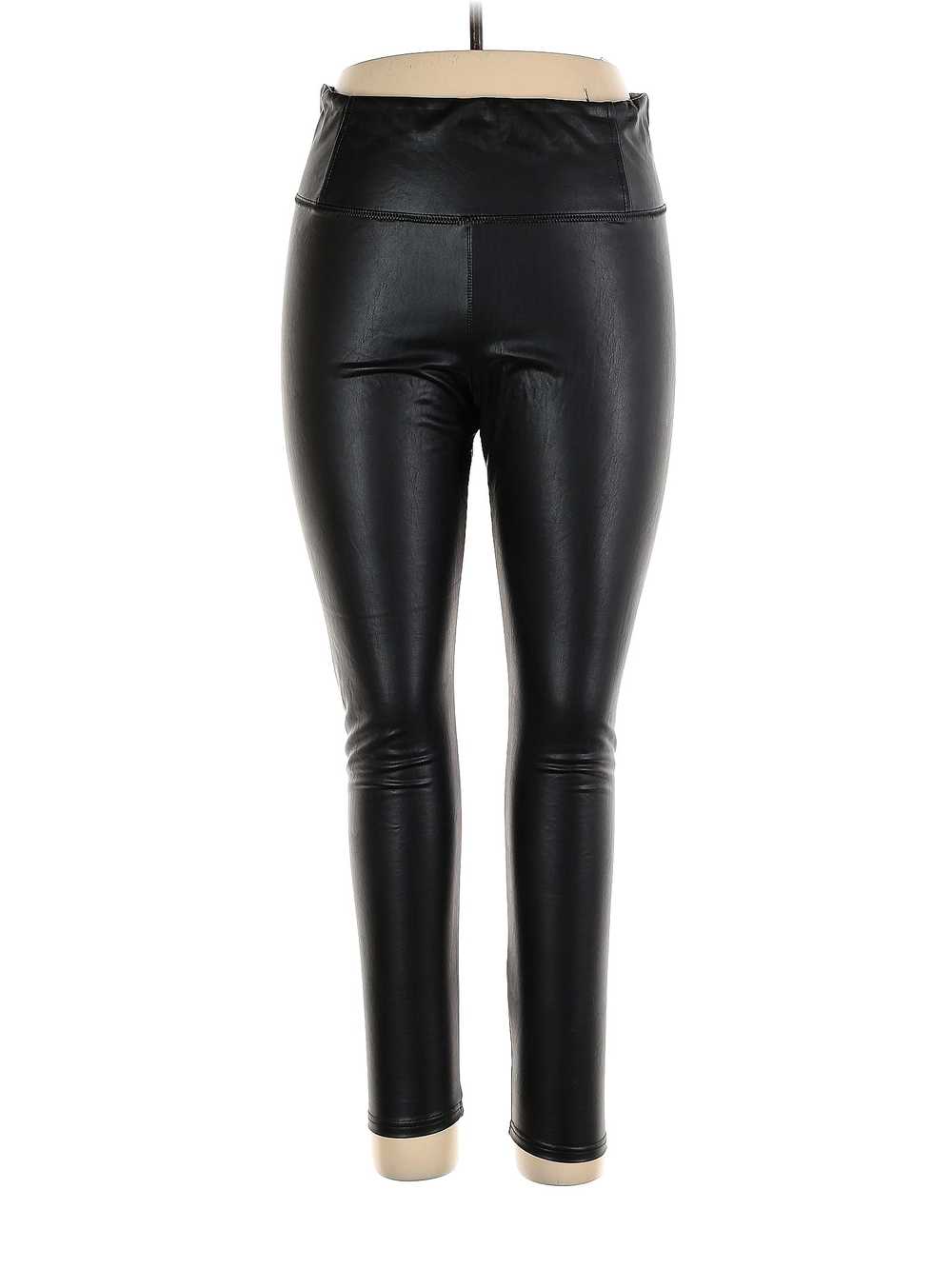 Bagatelle Women Black Faux Leather Pants XL - image 1