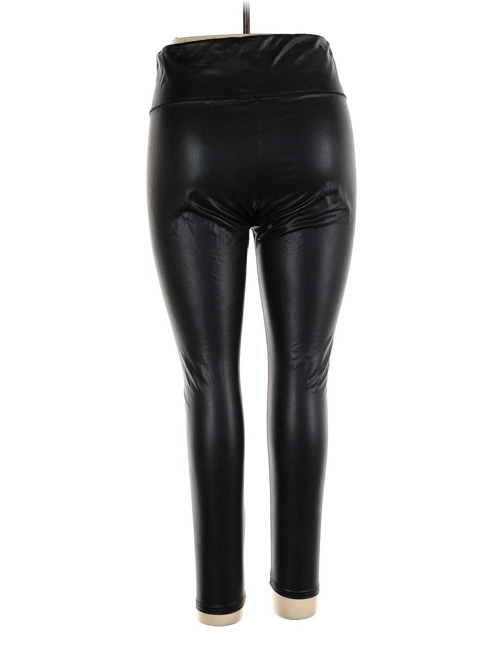 Bagatelle Women Black Faux Leather Pants XL - image 2