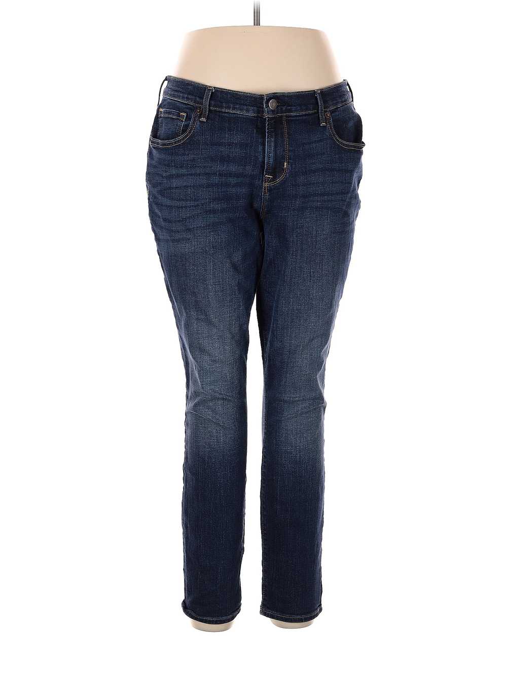 Old Navy Women Blue Jeans 14 Petites - image 1