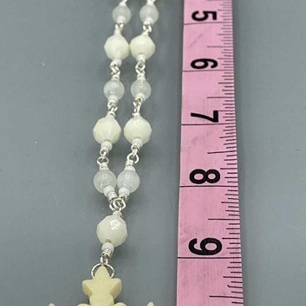 New Butterly Bone Necklace Hand Carved - image 3