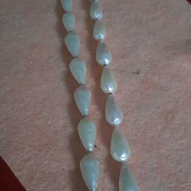 Necklace vintage fresh  water  pearl - image 1