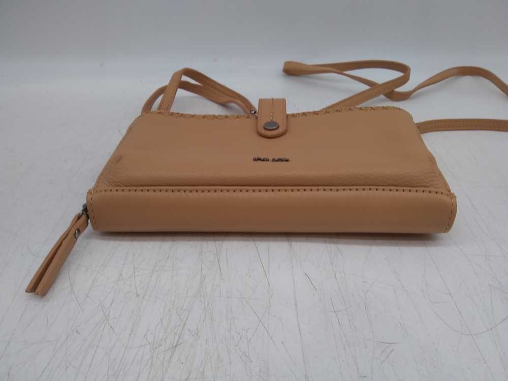 The Sak Beige Leather Crossbody Wallet Handbag Pu… - image 3