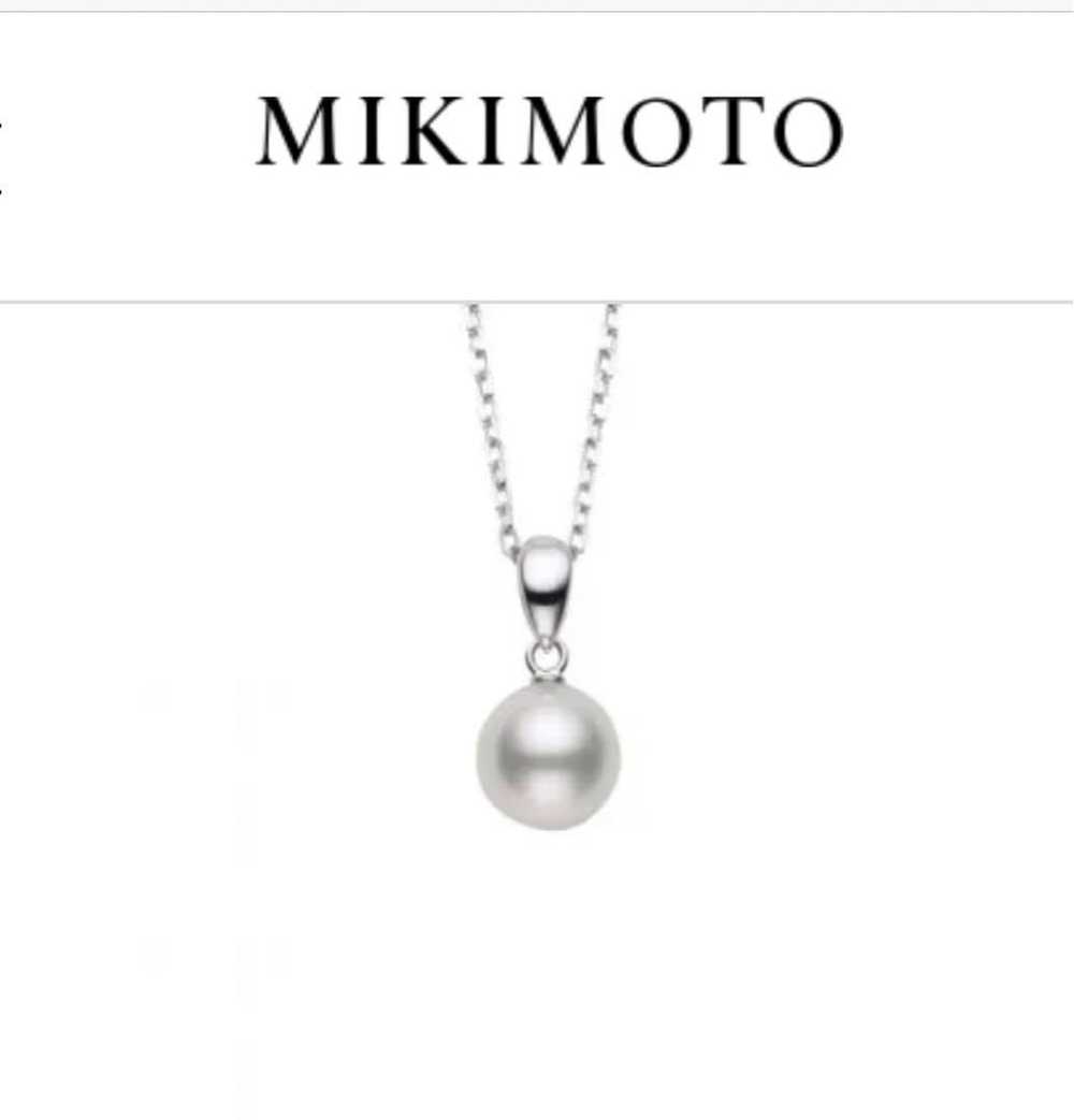 Mikimoto Large Bead 1 Pearl Necklace Akoya 8Mm Si… - image 4