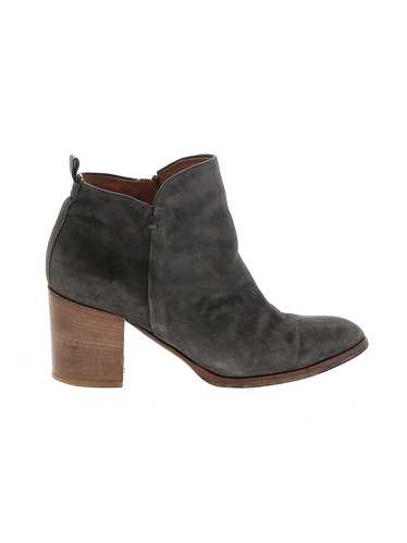 Alberto Fermani Women Gray Suede Ankle Boots 41 eu