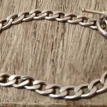 VINTAGE STERLING SILVER 925 ITALIAN BRACELET - image 1