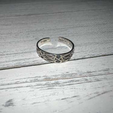 Vintage Sterling silver toe ring in Excellent con… - image 1