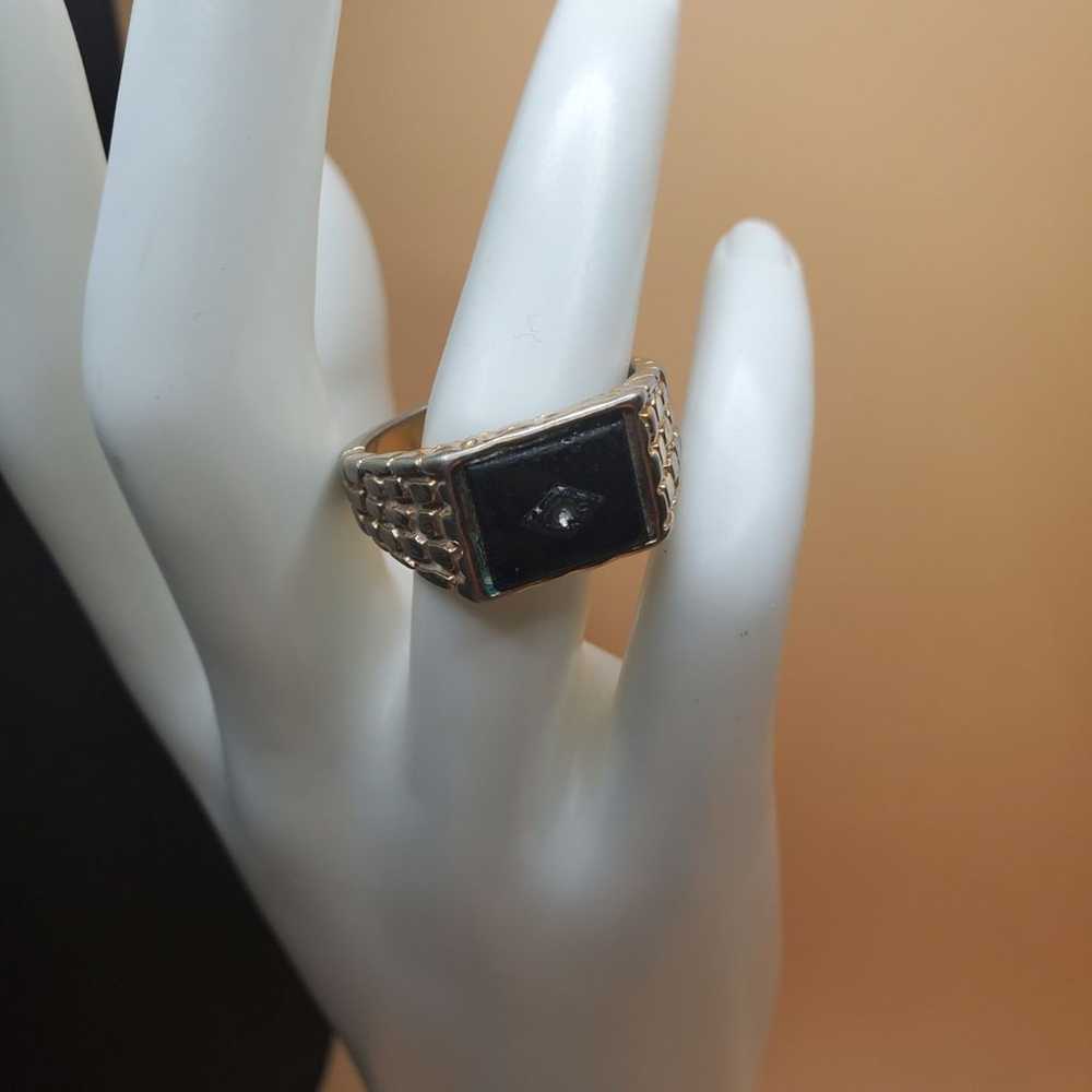 Vintage ring SIZE 12 18k HGE - image 1