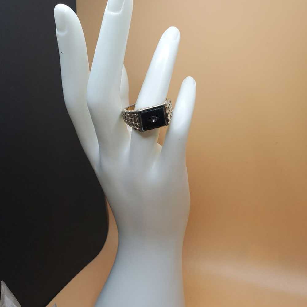 Vintage ring SIZE 12 18k HGE - image 2