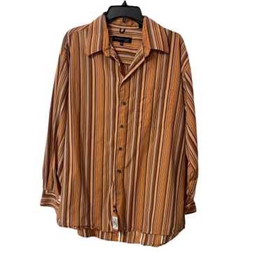 Kenneth Cole Button Down Striped Dress Shirt, 17 … - image 1