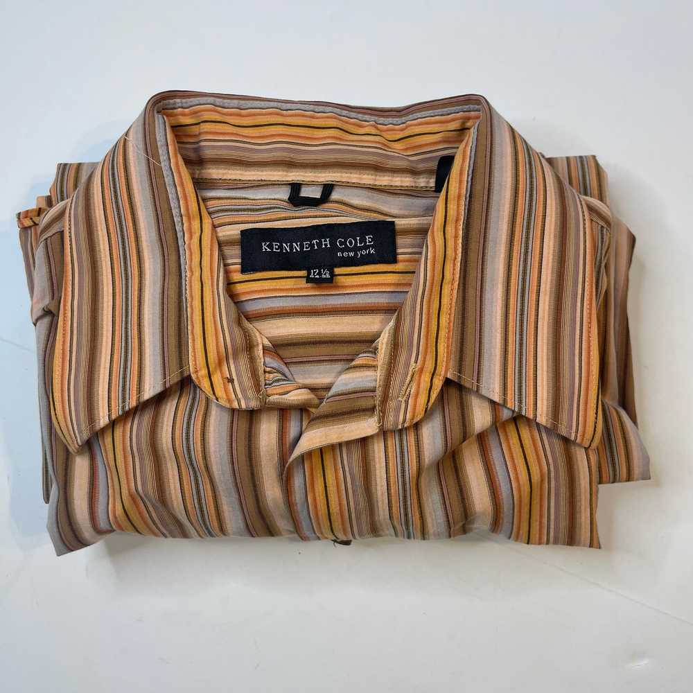 Kenneth Cole Button Down Striped Dress Shirt, 17 … - image 5