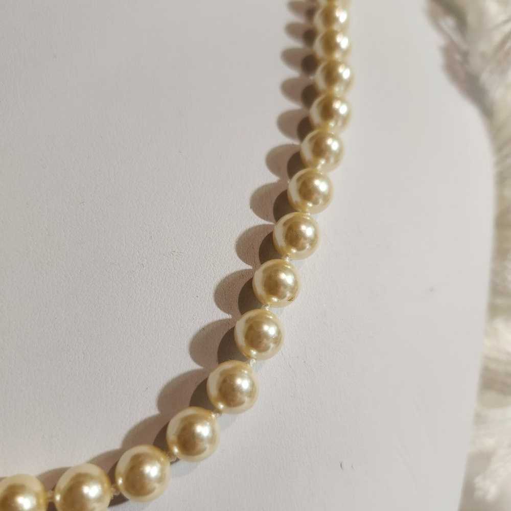 Vintage Designer High Quality Gold Plated Pearl N… - image 3