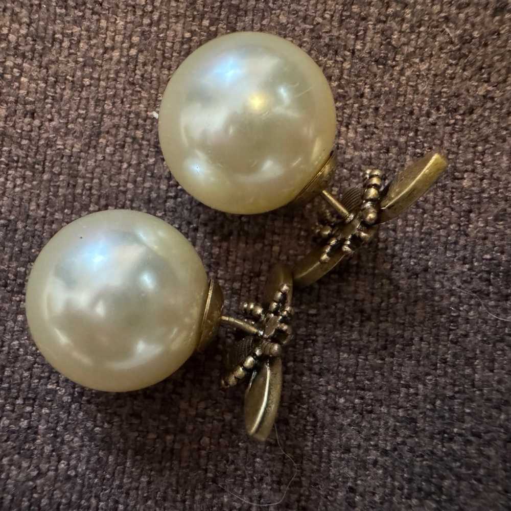 Vintage bees Pearl earnings for women - image 3