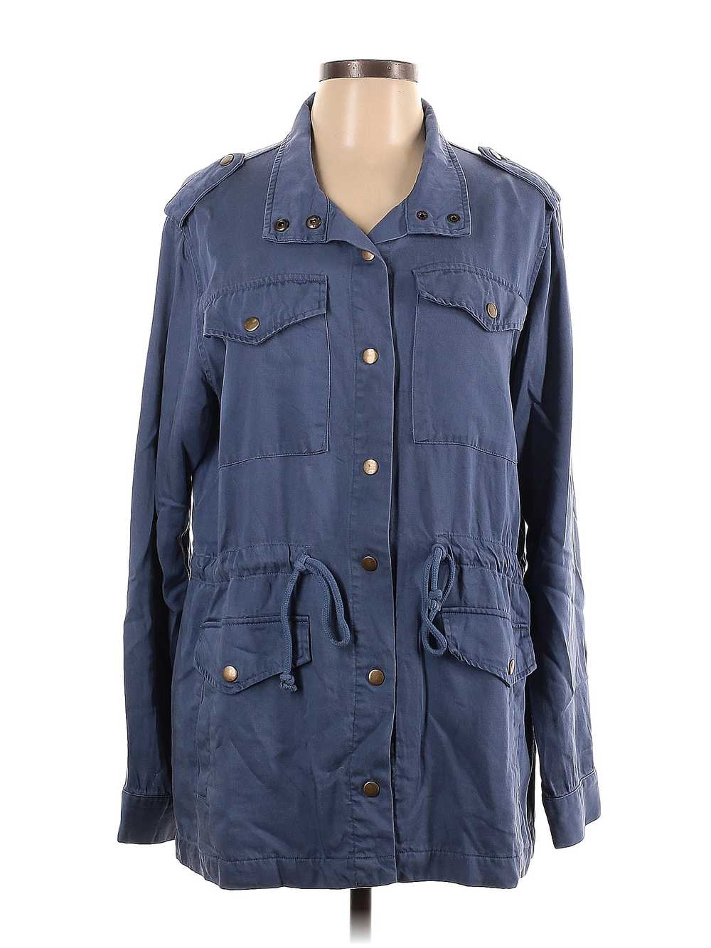 Jane and Delancey Women Blue Jacket L - image 1