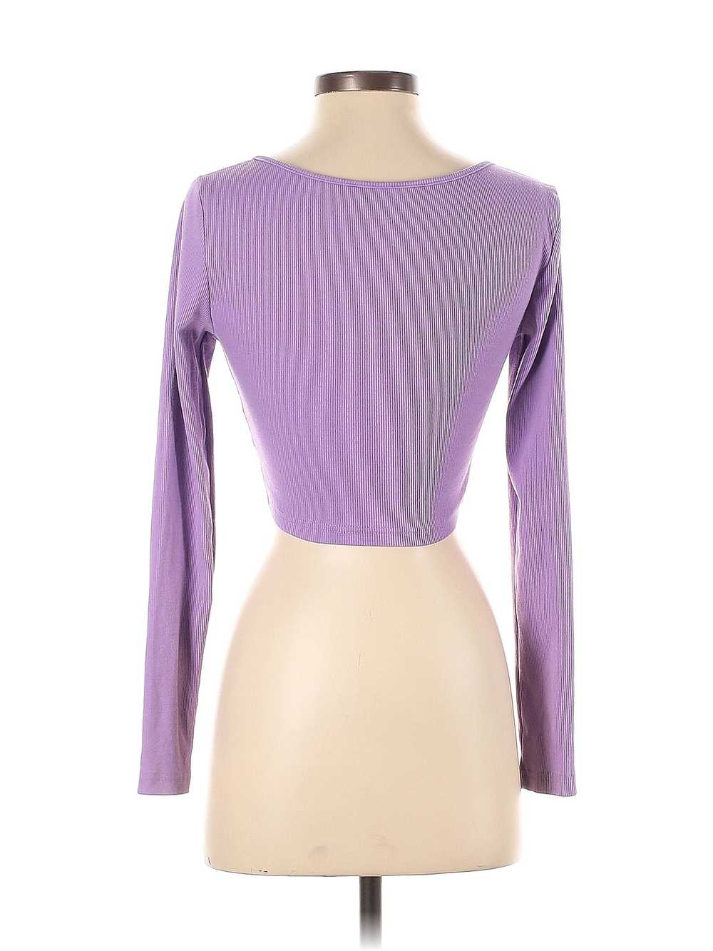 Shein Women Purple Long Sleeve Top S - image 2