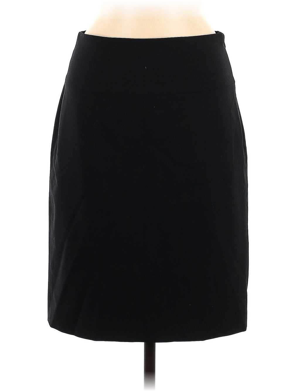 Banana Republic Women Black Wool Skirt 8 - image 1