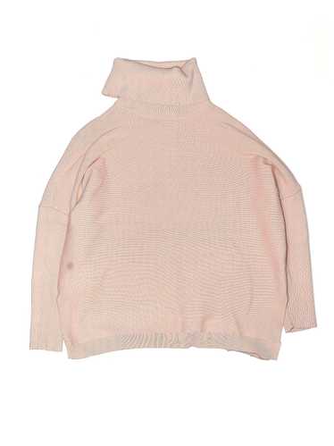 Anrabess Women Pink Turtleneck Sweater M - image 1