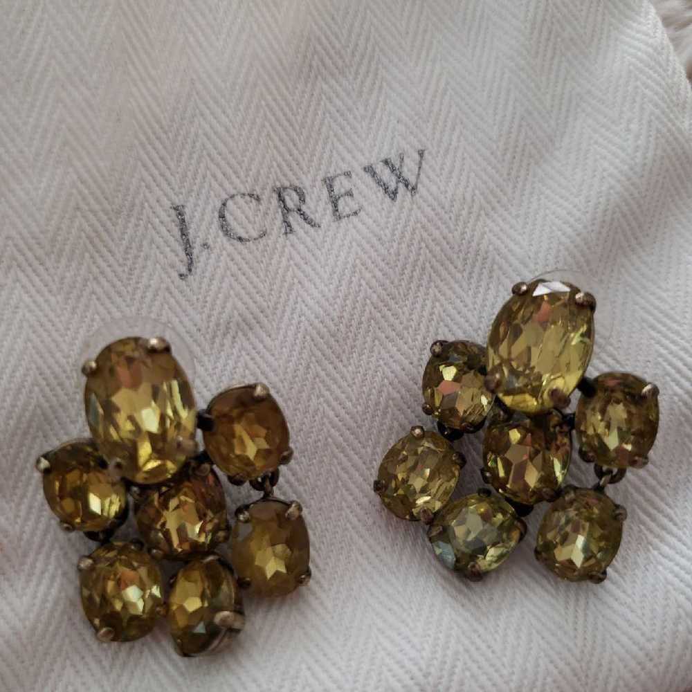 J Crew crystal earrings and necklace - image 2