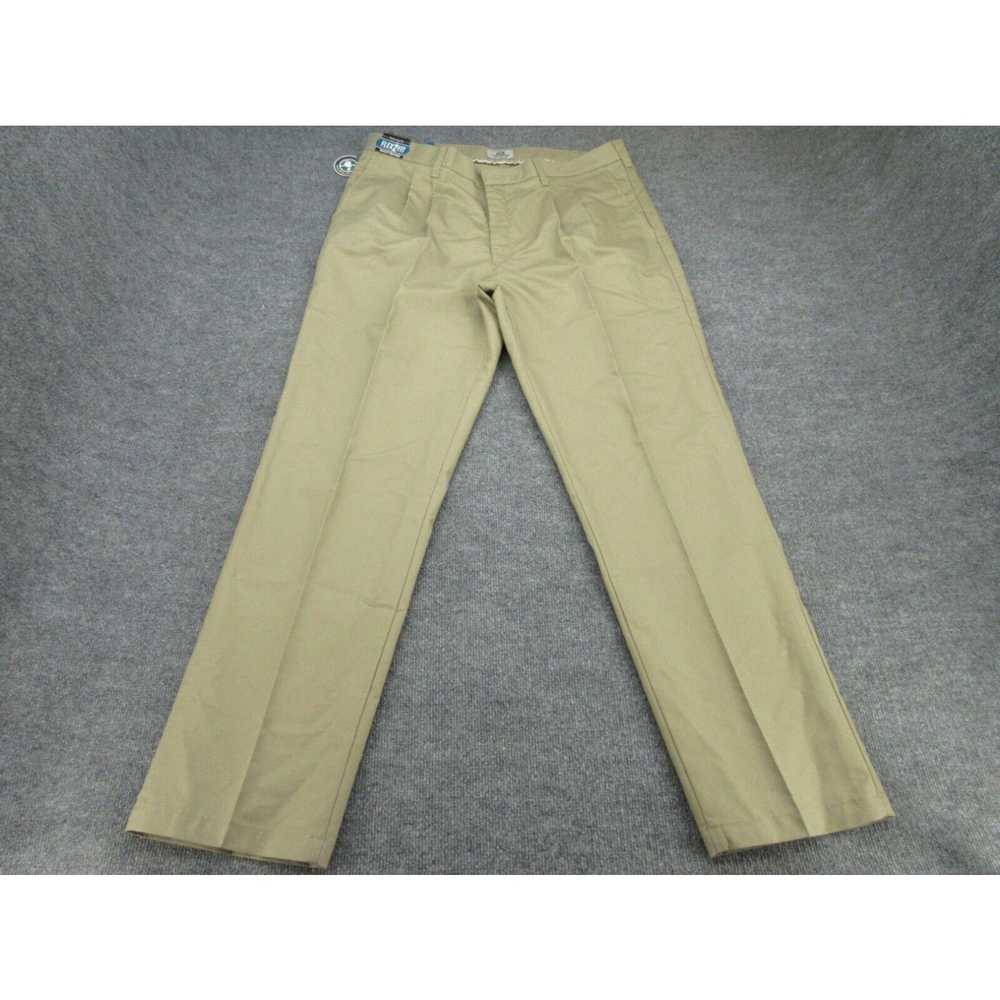 Lee Lee Pants Mens 38x34 Beige Relaxed Fit Pleate… - image 1