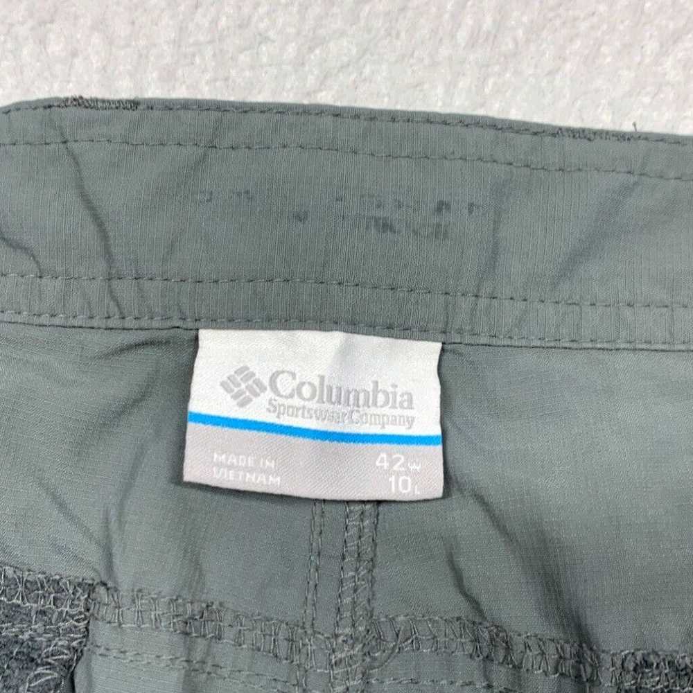 Vintage Columbia PFG Shorts Cargo Mens 42 Gray Ou… - image 3