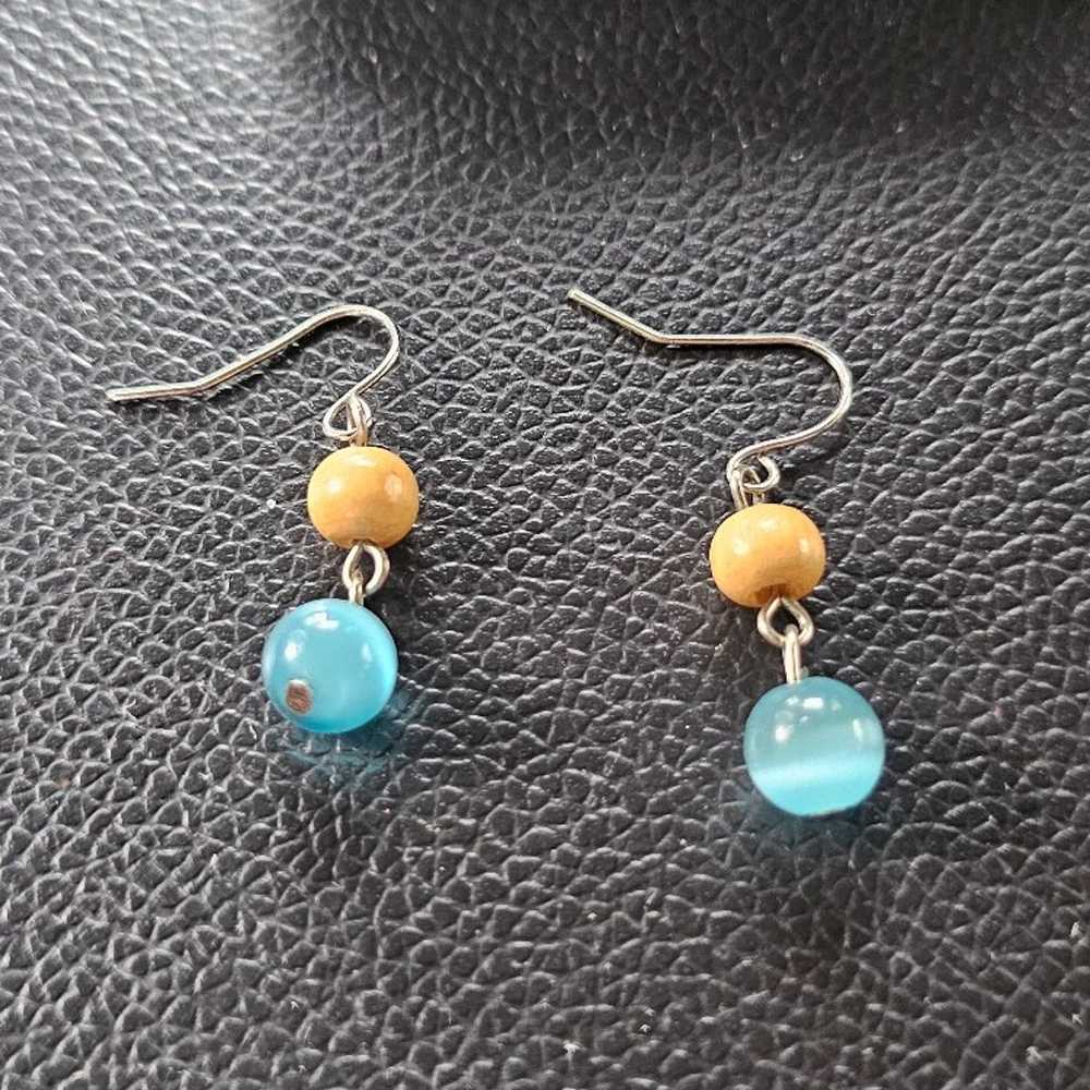 Vintage Beaded Earrings - image 2