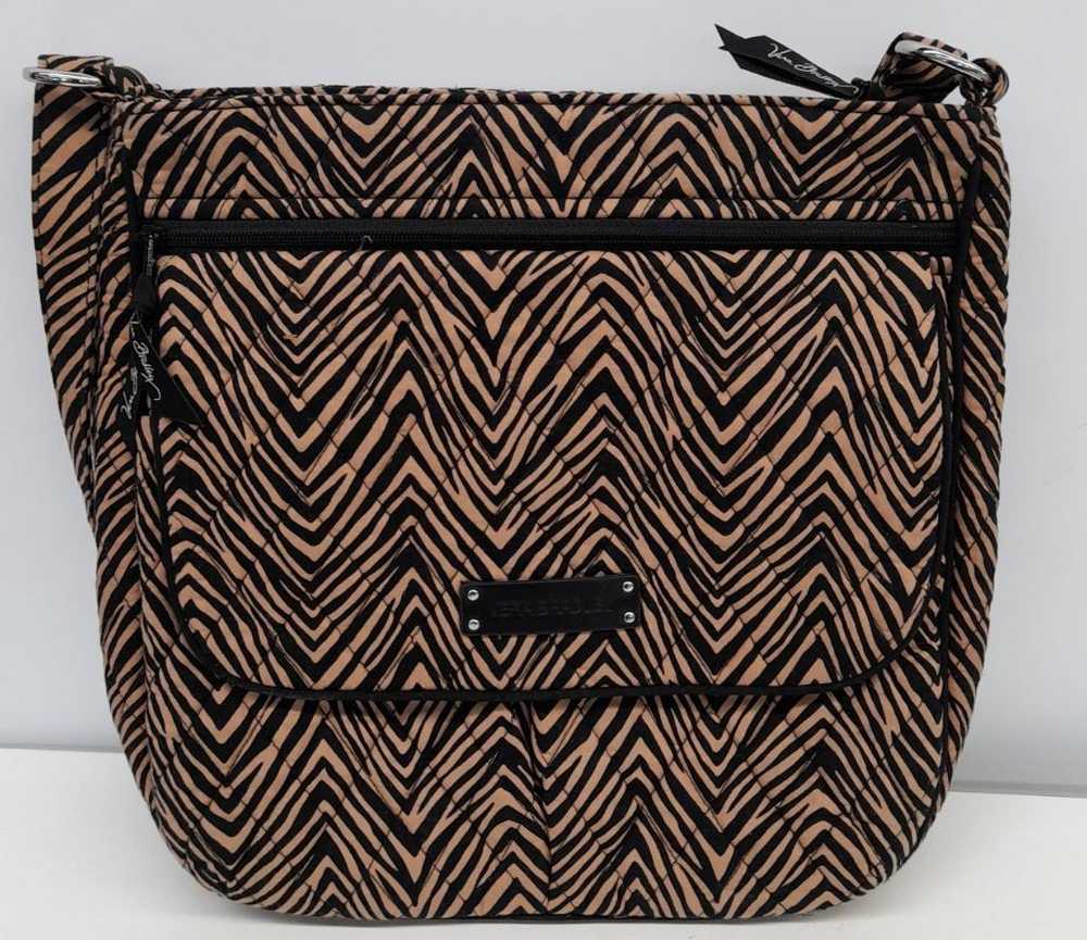 Vera Bradley Women's Zebra Print Hipster Brown Si… - image 1