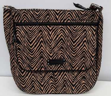 Vera Bradley Women's Zebra Print Hipster Brown Si… - image 1