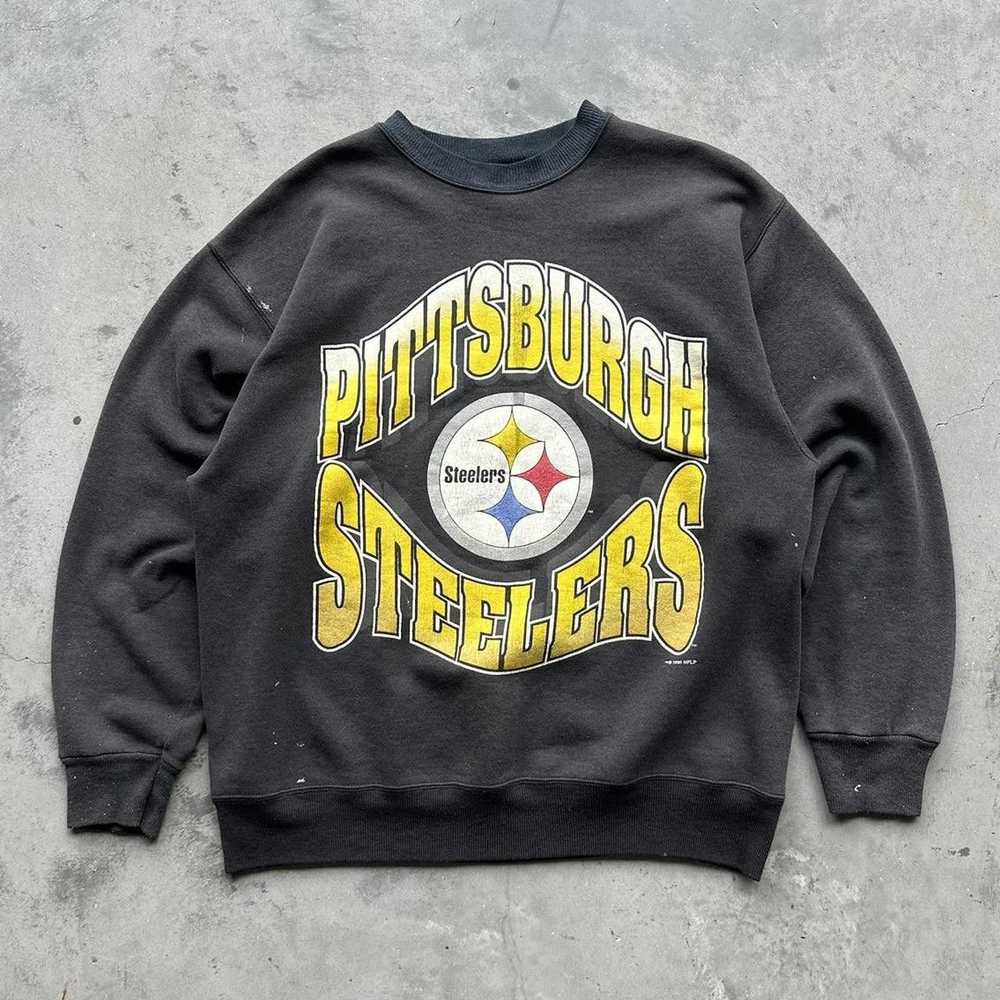 Hanes Vintage 1995 Pittsburgh Steelers NFL crewne… - image 1