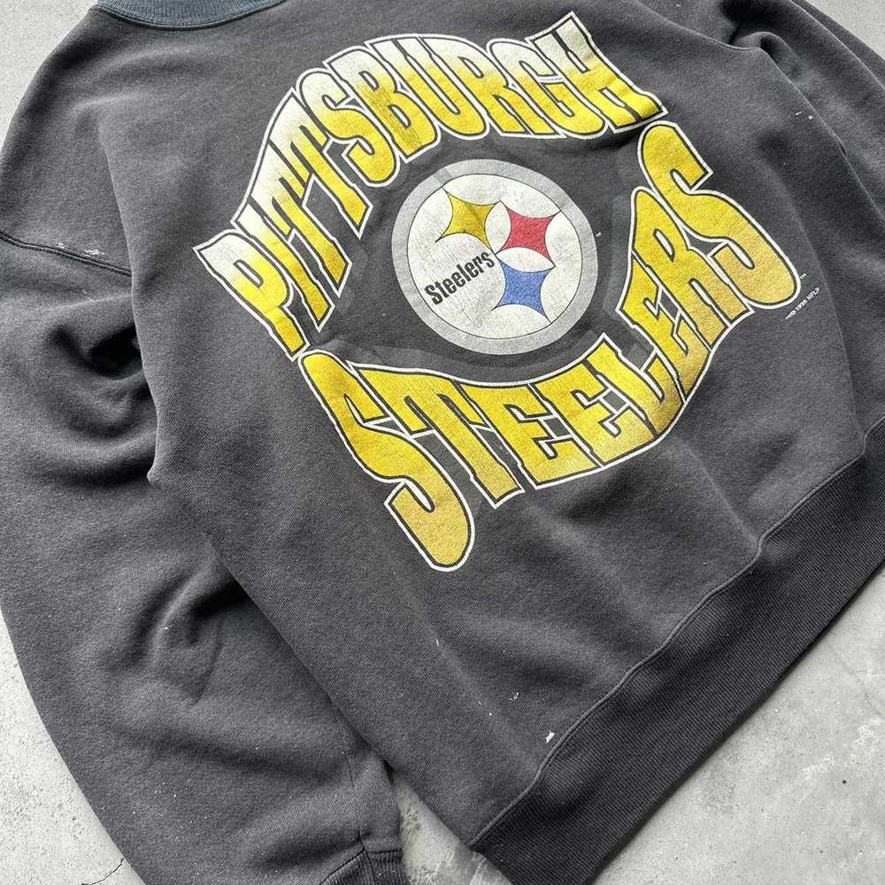 Hanes Vintage 1995 Pittsburgh Steelers NFL crewne… - image 4