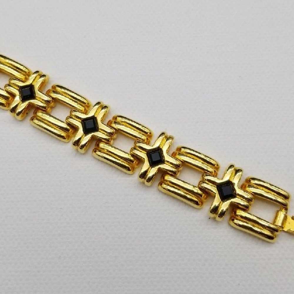 Joan Rivers Goldtone Link Bracelet - image 4