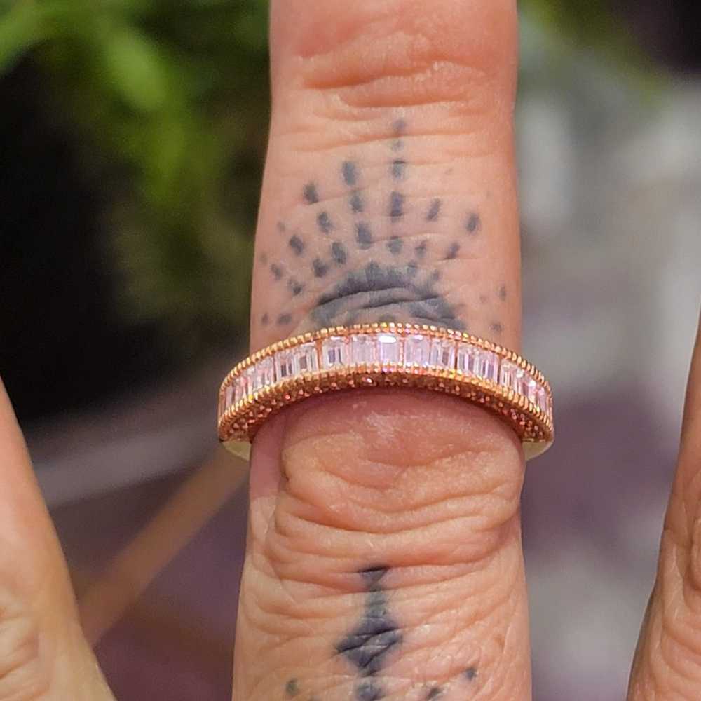 Rose Gold Fashion Ring - image 1