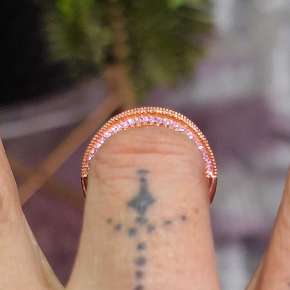 Rose Gold Fashion Ring - image 2