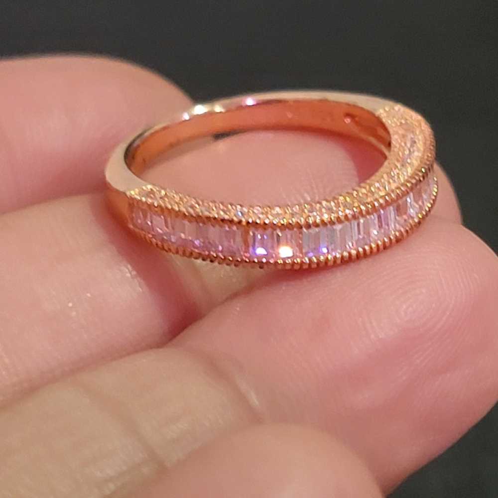 Rose Gold Fashion Ring - image 7