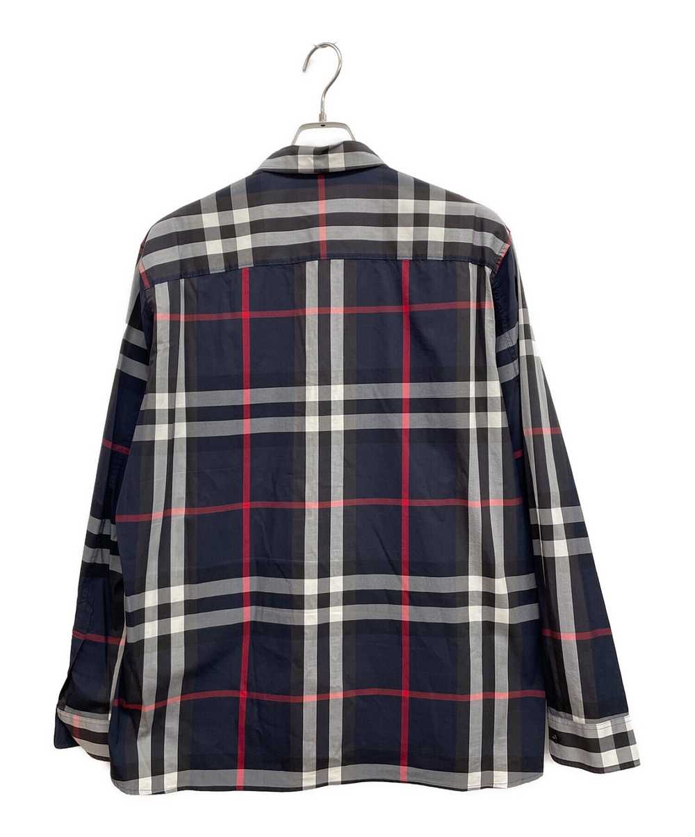 BURBERRY LONDON ENGLAND check shirt Size: XL  Nav… - image 2