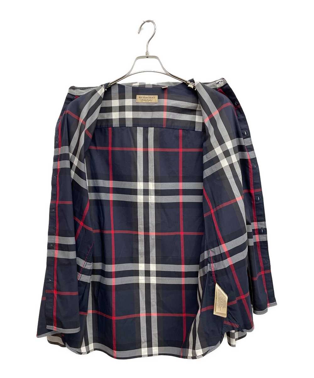 BURBERRY LONDON ENGLAND check shirt Size: XL  Nav… - image 3