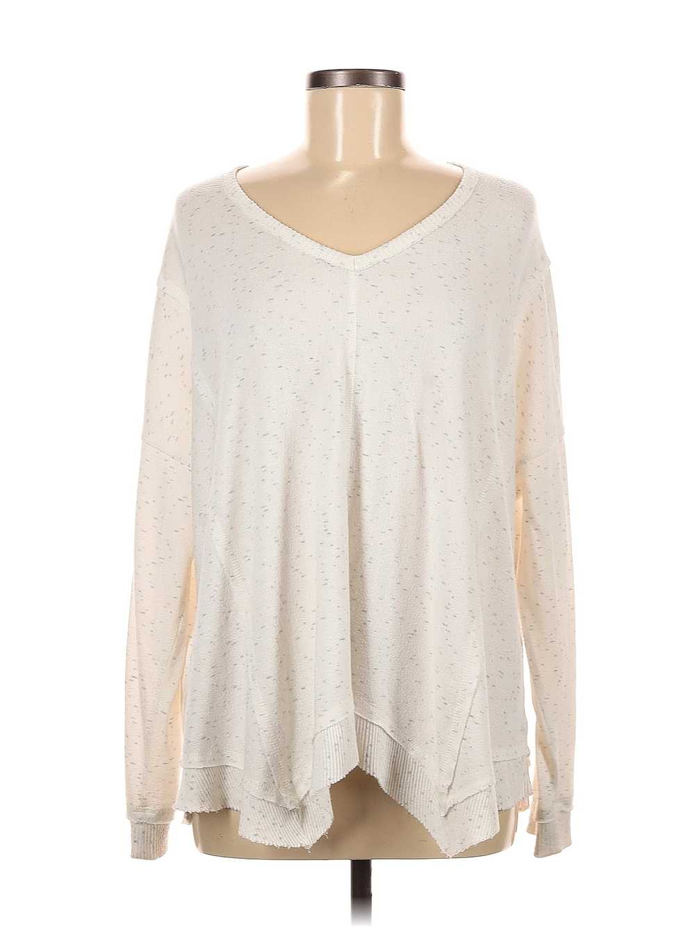 Knox Rose Women Ivory Pullover Sweater M - image 1