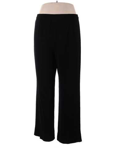 Misook Women Black Casual Pants 1X Plus