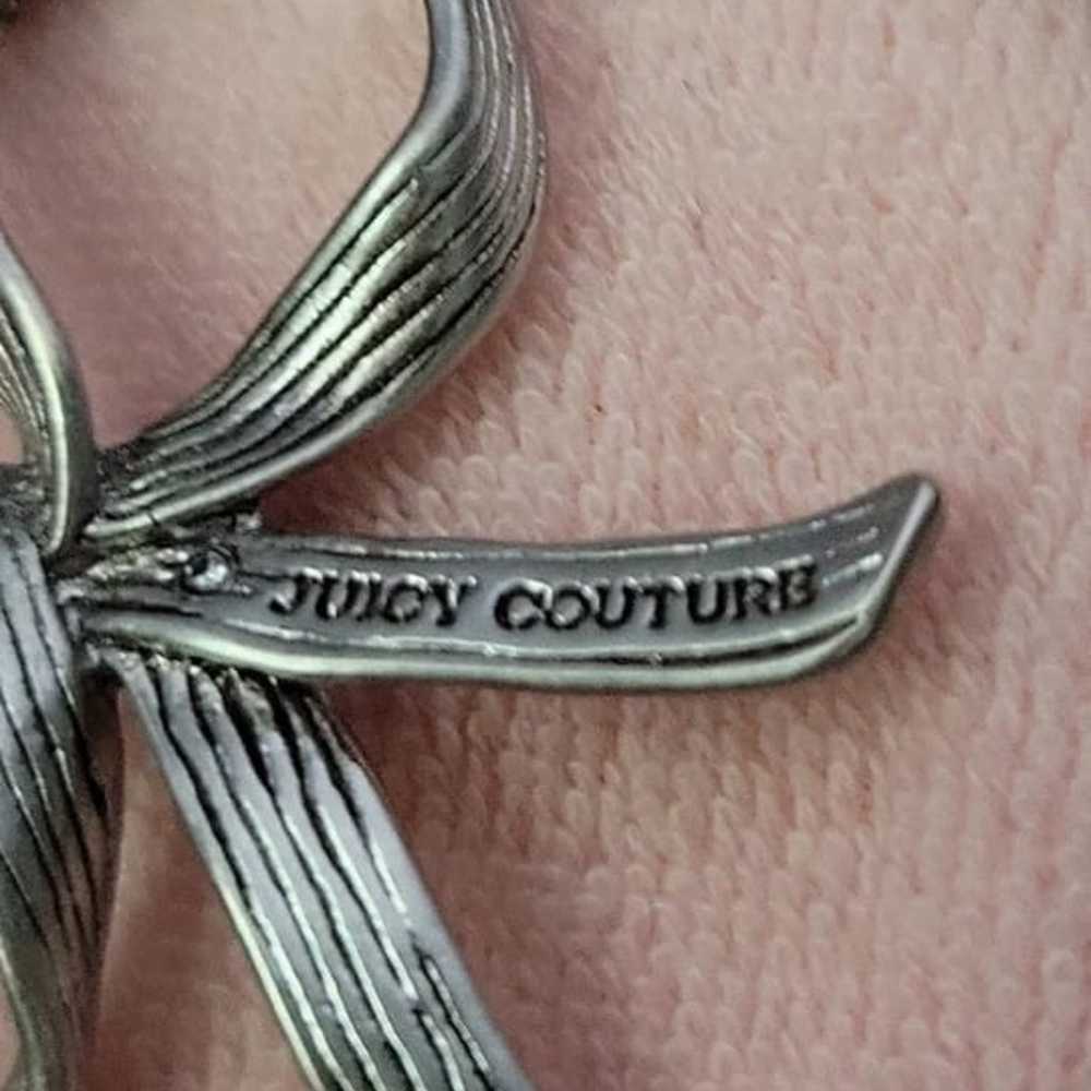 Vintage Signed Juicy Couture Ribbon Bow Necklace … - image 4