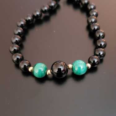 Gold and Onyx Bracelet