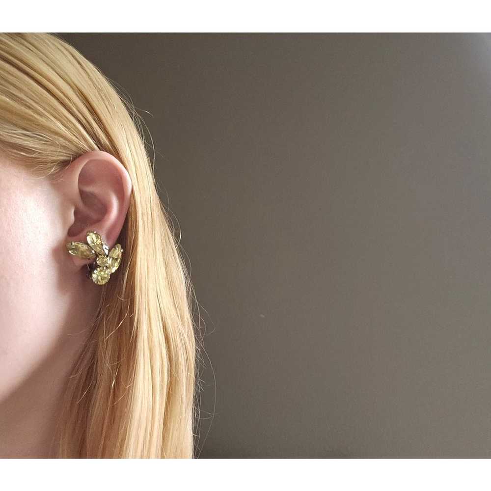 Amber Vintage Earrings - image 1