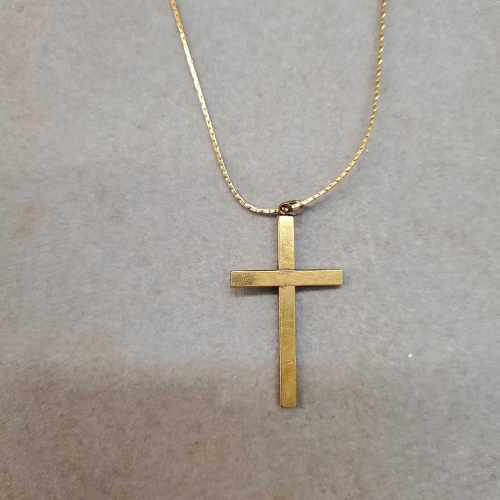 Vintage cross Necklace - image 4