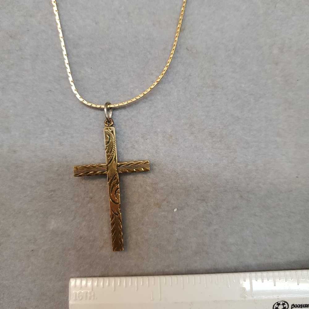 Vintage cross Necklace - image 6