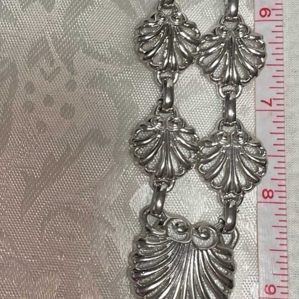 Vintage Silver Necklace Set - image 5