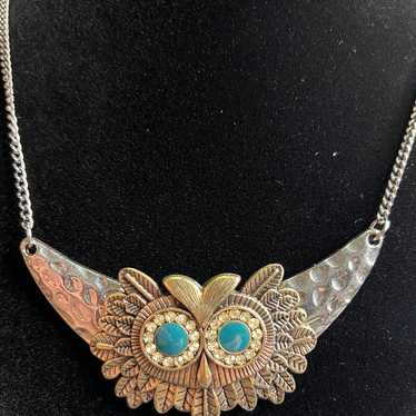 Beautiful whimsical owl necklace! - image 1