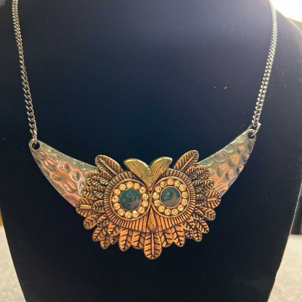 Beautiful whimsical owl necklace! - image 2